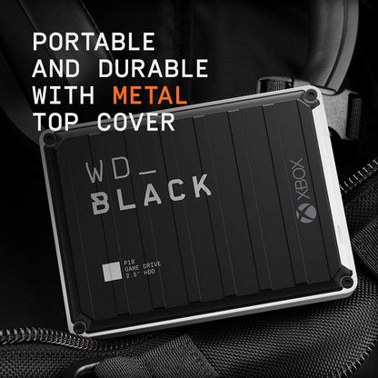_BLACK 4TB P10 Game Drive for Xbox - 1-Month Xbox Game Pass, Portable External Hard Drive for On-The-Go Access to Your Xbox Game Library - BA5G0040BBK-WESN