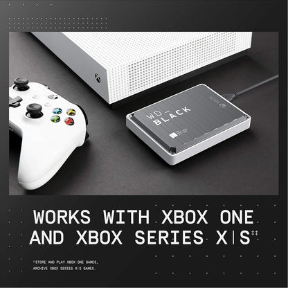 _BLACK 4TB P10 Game Drive for Xbox - 1-Month Xbox Game Pass, Portable External Hard Drive for On-The-Go Access to Your Xbox Game Library - BA5G0040BBK-WESN